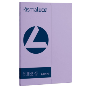 Carta colorata Favini Rismaluce colori forti 90 g/m² A4 - risma da 100 ff violetto - A69J144
