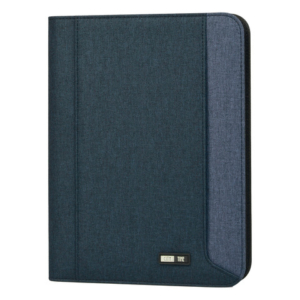 Portablocco City Time Dual A4 in tessuto tecnico - 26x34 cm - blu - 61501