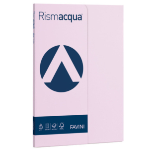 Carta colorata Favini Rismacqua colori tenui 90 g/m² A4 - risma da 100 fogli lilla - A699144
