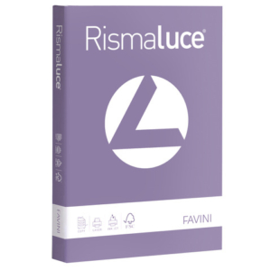 Carta colorata Favini Rismaluce colori forti 200 g/m² A4 - risma da 125 ff violetto - A67J104