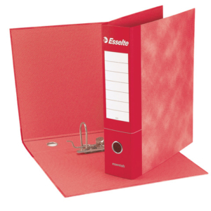 Registratore commerciale Esselte Essentials G73 23x30 cm dorso 8 cm rosso - 390773160