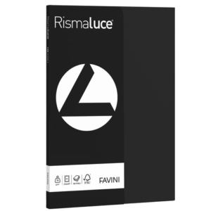 Carta colorata Favini Rismaluce colori forti 90 g/m² A4 - risma da 100 ff nero - A69A144