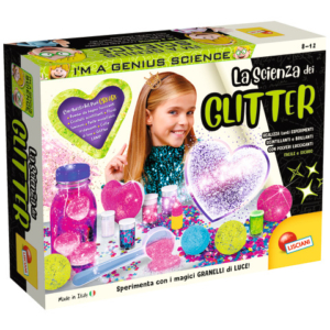 Gioco in scatola Lisciani I'm a Genius Laboratorio Scienza dei Glitter - 77007