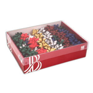Coccarda di carta Bolis Ø 9 cm - Christmas - conf. 70 pz in colori assortiti - 59101972248