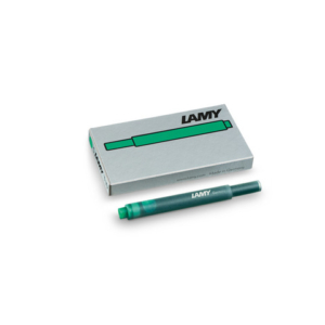 Cartucce ricambio Lamy T10 in confezione da 5 colore inchiostro verde 1211478