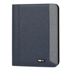 Portablocco City Time Dual A4 in tessuto tecnico - 26x34 cm - grigio - 61502