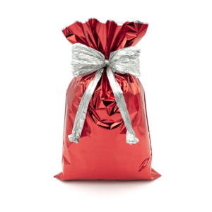 Buste regalo metallizzate Italpak - formato 18x50 cm - conf. 50 pz rosso X007002185000