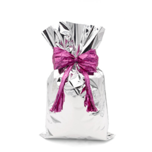 Buste regalo metallizzate Italpak - formato 10x15 cm - conf. 50 pz argento X007000101500