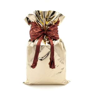 Buste regalo metallizzate Italpak - formato 18x50 cm - conf. 50 pz oro X007019185000