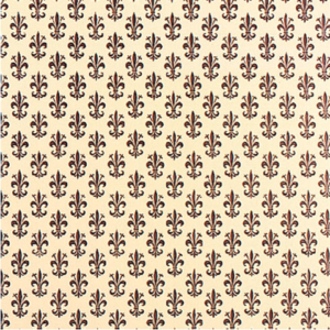 Rotolo carta lavabile per cassetti Sadoch - 50 cm x 5 m fantasia giglio marrone - X33X5-770