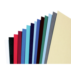 Copertine per rilegatura GBC Leathergrain cartoncino goffr. A4 blu scuro conf da 100 copertine - CE040029