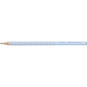 Matita in grafite Faber-Castell Grip 2001 - conf. 12 pz - colore fusto blu cielo - 517074