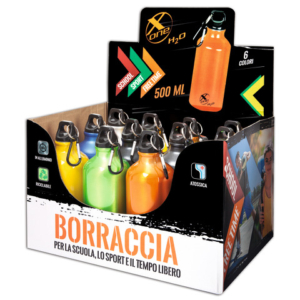Espositore 12 borracce X-One activity - capacità 500 ml 57NIK001