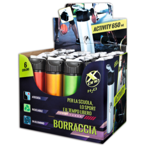 Espositore 12 borracce X-One activity - capacità 650 ml 57NIK002