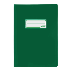 Copriquaderno A5 Colibrì con portanome e salva angoli - laccato - PE180 - conf. 24 pz - verde scuro - 400184680