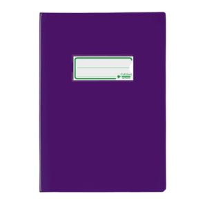 Copriquaderno A5 Colibrì con portanome e salva angoli - laccato - PE180 - conf. 24 pz - viola - 400184679