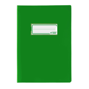 Copriquaderno A5 Colibrì con portanome e salva angoli - laccato - PE180 - conf. 24 pz - verde chiaro - 400184677