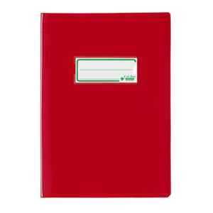 Copriquaderno A5 Colibrì con portanome e salva angoli - laccato - PE180 - conf. 24 pz - rosso - 400184674