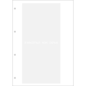 Carta uso bollo da 90 g per laser O.C.L. 21x29,7 cm bianco con 4 fori - 500 ff - 1464F