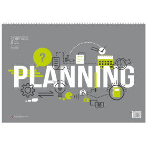 Planning da tavolo settimanale non datato O.C.L. 48x33 cm - 60 fogli 80 g/m² - 1520