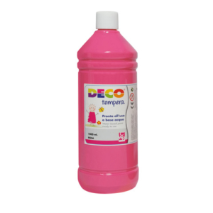 Tempera in flacone Deco 1 L - rosa - 08808/07