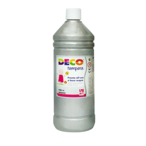 Tempera in flacone Deco 1 L - argento - 08808/41