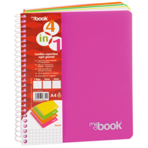Maxi quaderno spiralato Nikoffice A4 - 80 g/m² - 100 ff - 1R - 30NIK083