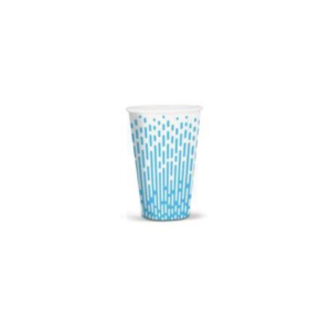 Bicchieri in carta e PE Dopla Green serigrafati ''BRIO'' 350 ml /12 oz bianco - conf. 50 pz - 42199