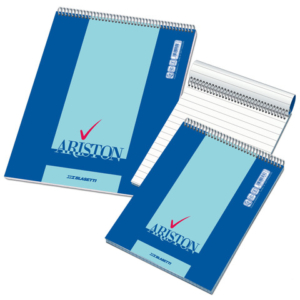 Blocco note spiralato Blasetti Ariston A5 - 60 g/m2 - 60 ff - 1R 7181