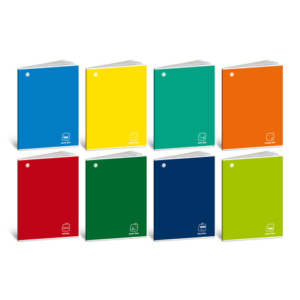 Maxi quaderno Blasetti Colorface A4 - 100 g/m² - 18+1 ff - 10M - colori assortiti - conf. 10 pezzi - 5910