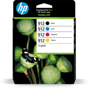 Cartuccia HP 912 nero, ciano, magenta e giallo 6ZC74AE