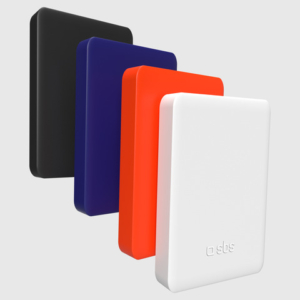 Powerbank SBS compact 5.000 mAh compatibile con MagSafe + Type C 10 W - bianco - TEBB5000MAG1CW