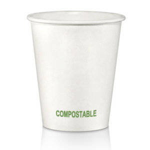 Bicchieri Dopla Green in carta compostabile - 100 ml bianco - conf. 50 pz - 33365