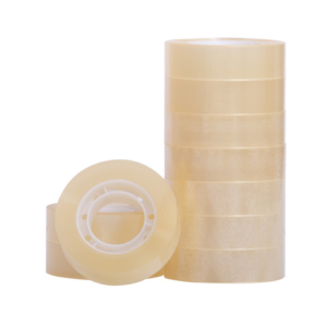 Nastro adesivo trasparente Q-Connect in PP 15 mm x 33 m - torre da 10 rotoli - KF01787