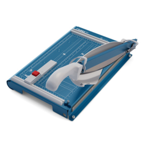 Taglierina a leva Dahle con pressino automatico blu luce 360-3,5 mm R000561