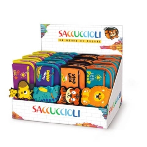 Espositore 12 taschette Lebez Wild Nature 4 soggetti assortiti 81993