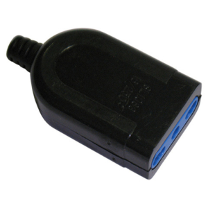 Presa di rete volante nero bipasso MKC conf. bulk 10/16A 492518380