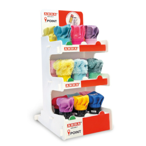 Espositore 36 temperamatite Arda Tenks colori assortiti 170002