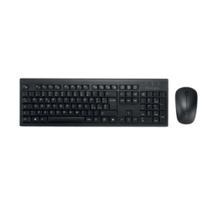 Set mouse + tastiera wireless ricaricabile Kensington KM270 EQ nero ricaricabile - K75560IT