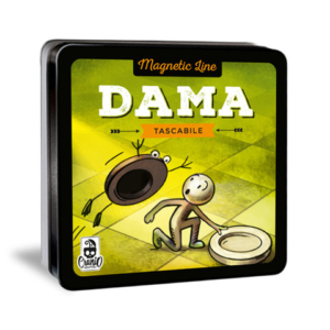 Gioco tascabile Cranio Creations Magnetic Line ? Dama età 6+ 2 giocatori CC354