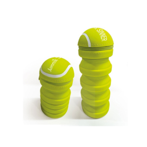 Astuccio in silicone estensibile Pigna Forma Jannik Sinner con cursore cerniera personalizzato - 6,5x6,5x18 cm -