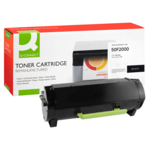Toner Q-Connect rigenerato Lexmark 50F2000 nero - KF16881