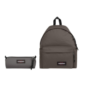 Set 2 zaini + 2 astucci Eastpak Padded Pak'r® e Benchmark Single Silent Stone