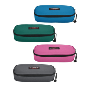 Set 4 astucci Eastpak Ovalini 22x9xH.5 cm colori assortiti