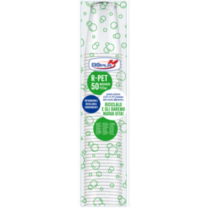 Bicchieri in R-PET Dopla DO trasparente 420 ml - conf. 50 pz - 25001