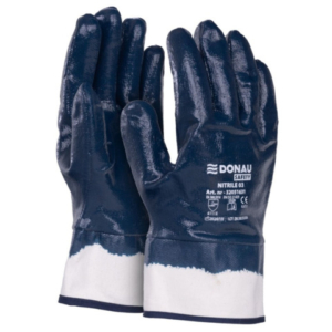 Guanti da lavoro in cotone riv. nitrile Donau Safety per ind. meccanica - TG 11 - DPI Cat. II - conf. 12 pz - 32051631-