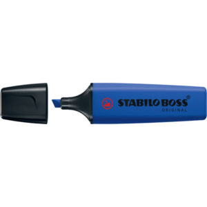 Evidenziatori Stabilo Boss Nature Colors Wildflowers Edition 2-5 mm - conf. 10 pezzi - blu elettrico - 70/132