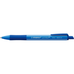 Penna a sfera a scatto Stabilo Pointball Colorful 0,5 mm blu scuro - 6033/1-41