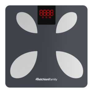 Bilancia pesa persone Smart digitale 0-180 Kg Melchioni Family Piuma con display LCD colorato - 118230012
