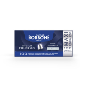 Capsule compatibili Nespresso® Caffè Borbone Magica Palermo miscela blu - conf. 100 pz - REBMAGPALERMO10X10N